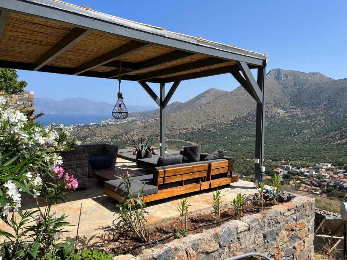 Villa Estee, Luxury Villa With Private Infinity Pool And Jacuzzi Eloúnda Exterior foto